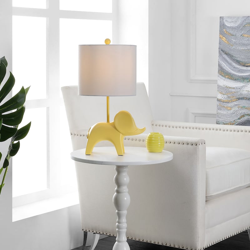 SAFAVIEH Kids Lighting Jonna 20" Elephant Lamp - 11.5"x10"x20" - 12"Wx10"Dx20"H