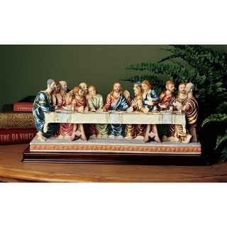Design Toscano The Last Supper Hand-painted Sculpture