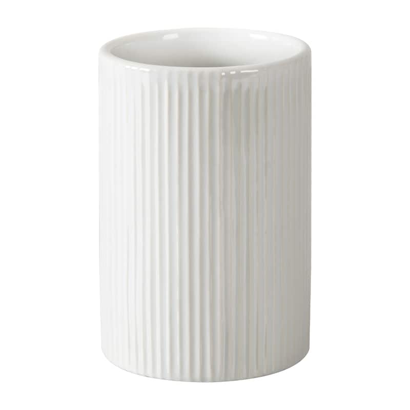 Hotelier Grey Tumbler - White