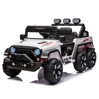 Powerful 24V Electric Pickup Truck Ride-On Car for Kids with Spacious Rear Storage, Remote Control, and Soft Start