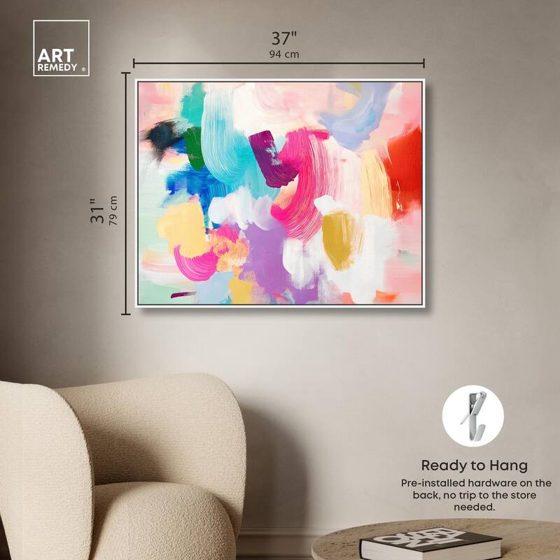 Pigment Play II Canvas by Art Remedy