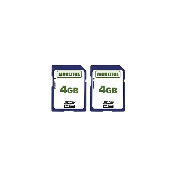 Moultrie MFHP60010 4GB SD Memory Card w/ Write-Protect Switch (2 Pack)