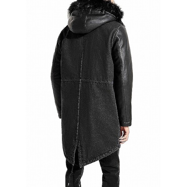 guess men's hooded parka