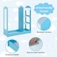 preview thumbnail 27 of 30, Gymax Kids Dress up Storage Hanging Armoire Dresser Costume Closet w/