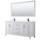 Option White / White Quartz Top / Matte Black Hardware