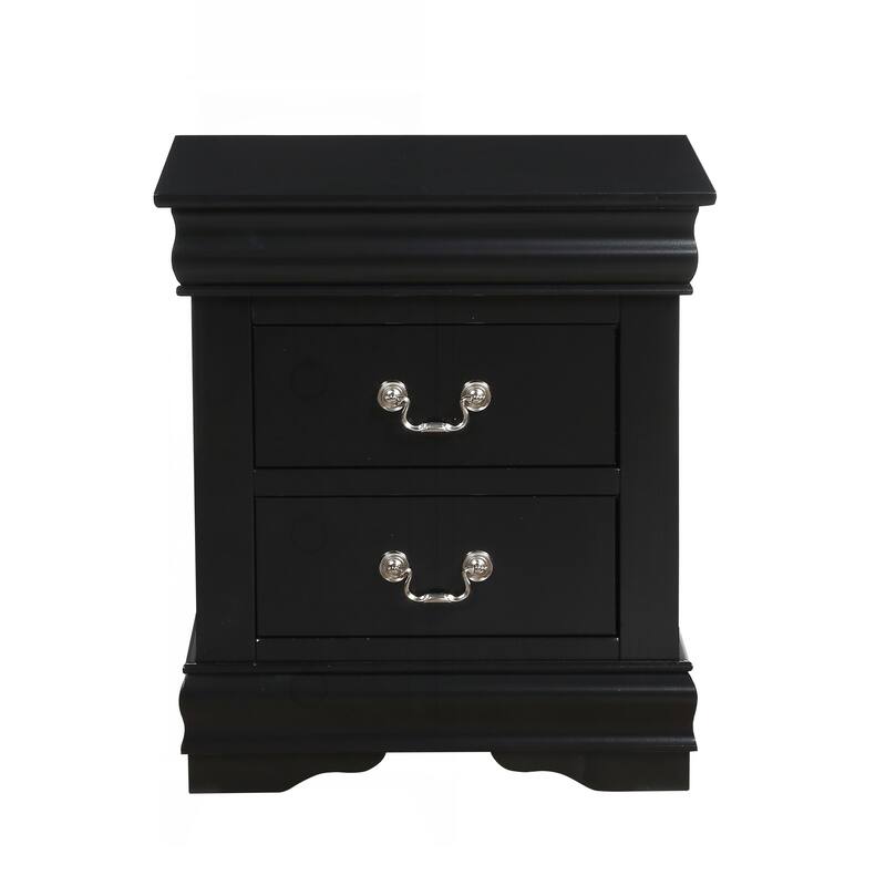 Charming Wooden Nightstand with Stylish Drawers for Bedroom Enhancement