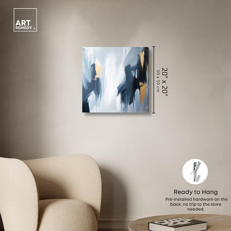 Contained Gesture I Canvas by Art Remedy, Gallery Wrapped