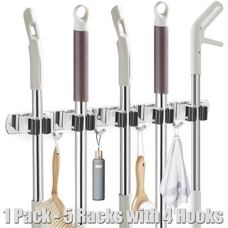 AOBEN Garage Hooks Heavy Duty Steel Garage Storage Hooks Utility Tool Hangers And Broom And Mop Holder Wall Mounted For Organizing Cleaning Tools Mops Garden Tools 10 Pack S Hooks - View #11