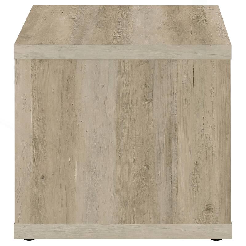 Charming Engineered Wood Side End Table with Rustic Finish for Versatile Spaces