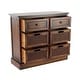 preview thumbnail 45 of 56, Brown Wood Storage Bench with Upholstered Seat - 42 x 15 x 20