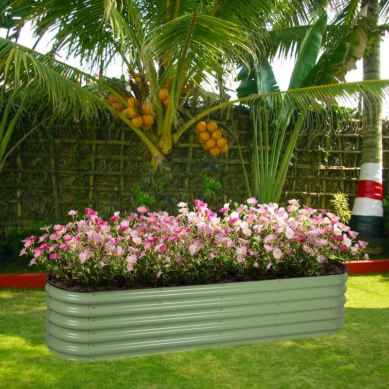 Aoodor 9-in-1 Modular Aluzinc Metal Raised Garden Bed