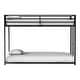 preview thumbnail 22 of 20, Furniture of America Ambell Modern Metal Low Profile Bunk Bed with Reversible Ladder