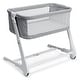 preview thumbnail 1 of 5, Babyjoy Baby Side Bedside Sleeper Washable Mattress Height Adjustable Grey