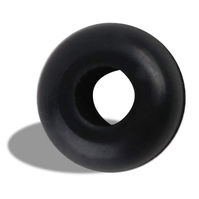 10 Pcs Black Armature Wire Double Sided Rubber Grommet 5mm x 8mm - 0.47" x 0.24" (D*T)