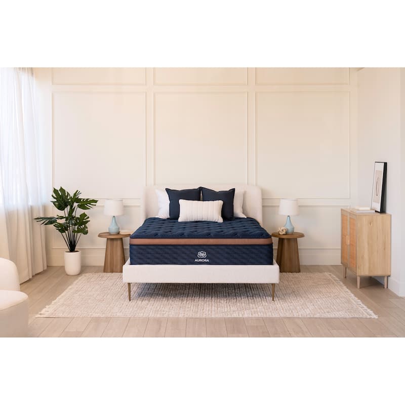 Brooklyn Bedding Aurora Luxe Cooling Mattress with Pillowtop