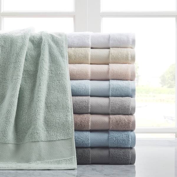 Shop Madison Park Signature Turkish Cotton 6 Piece Bath Towel Set Overstock 18127667