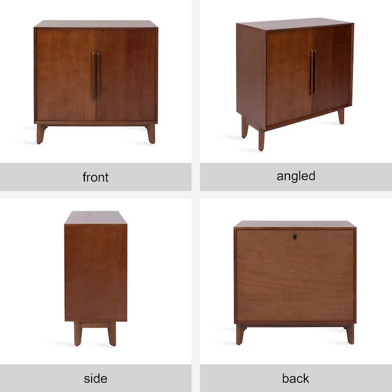 Kate and Laurel McCutcheon Floor Media Cabinet