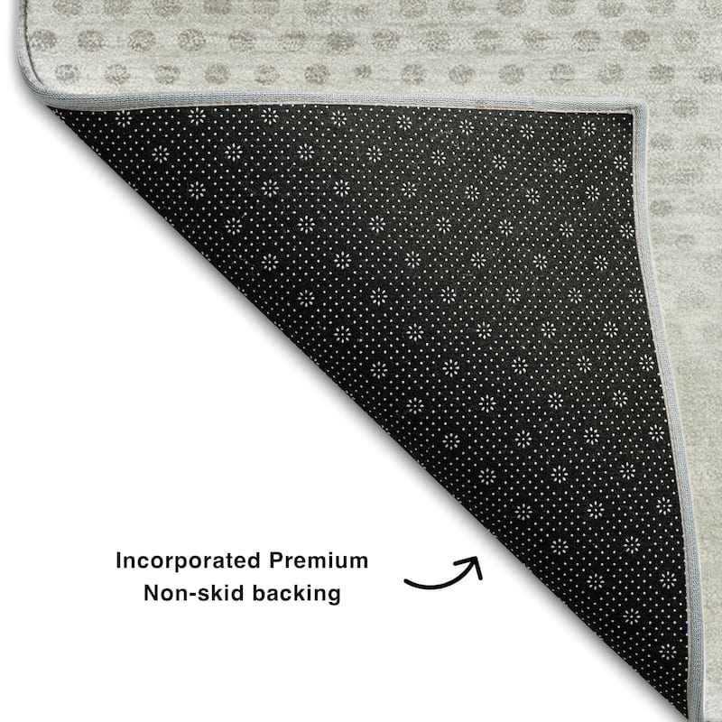 Premium Washable Super Soft Modern Diamonds Mayfield Rug
