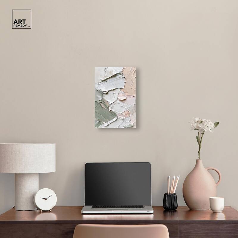 Creamy Contours I Canvas by Art Remedy, Gallery Wrapped