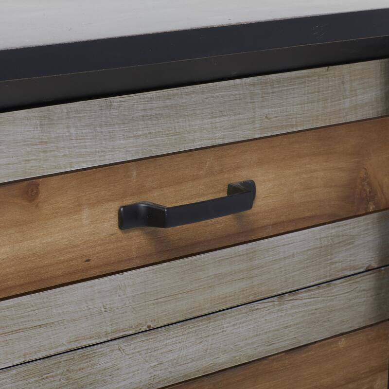 Wooden Room Cabinet - Black - Roche River Decor