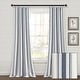 preview thumbnail 60 of 85, Lush Decor Farmhouse Stripe Yarn Dyed Cotton Window Curtain Panel Pair