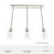 preview thumbnail 5 of 19, Hunter Lochemeade 3-Light Linear Cluster Pendant - Kitchen Island, Dining Room - Modern Farmhouse, Contemporary, Industrial