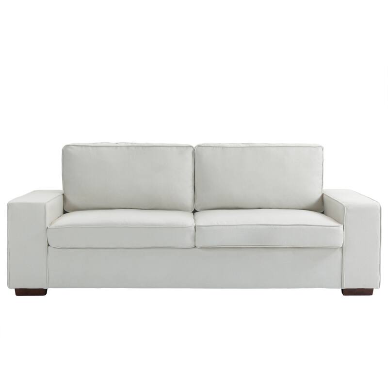 80" Linen 3-Seat Sofa Living Room Loveseat