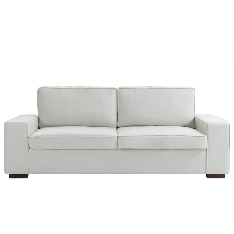 80.1" Wide Linen Corduroy Loveseat Living Room Sofa Couch