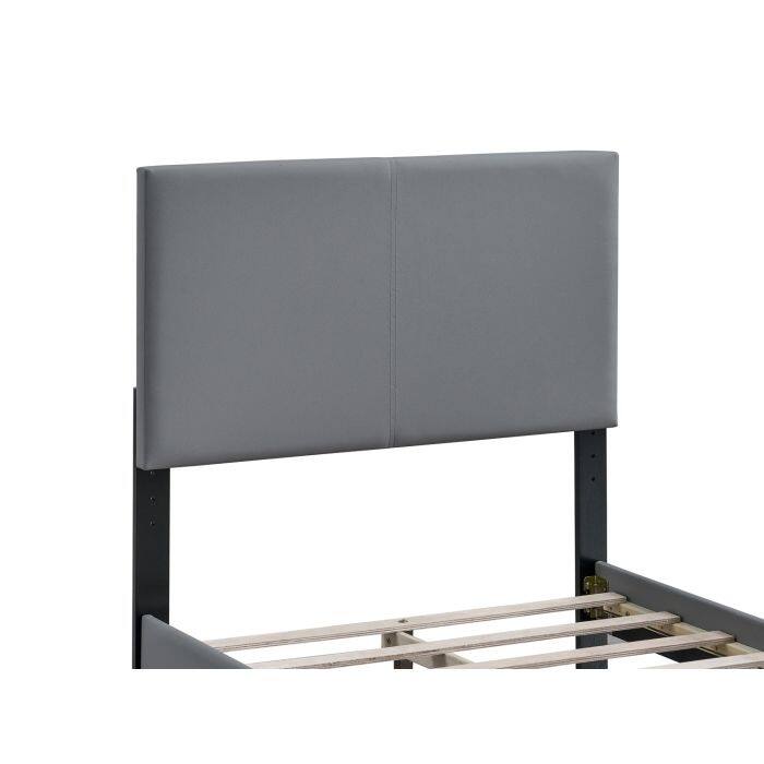 GDF Studio - Emily Modern Upholstered Bed with Adjustable Headboard (Mattress Not Included)