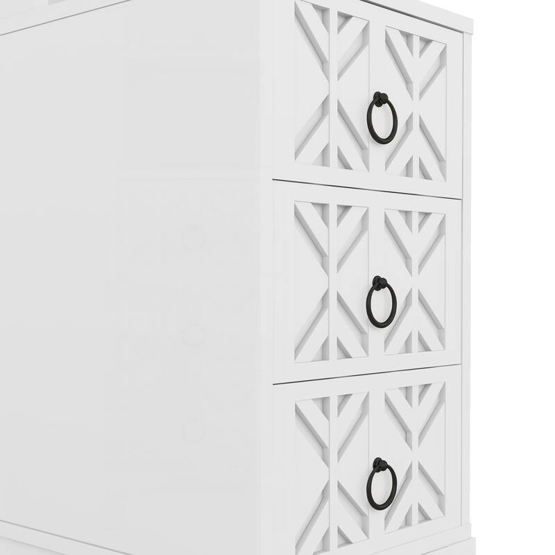 Versatile End Table with Multiple Storage Options and Stylish Design