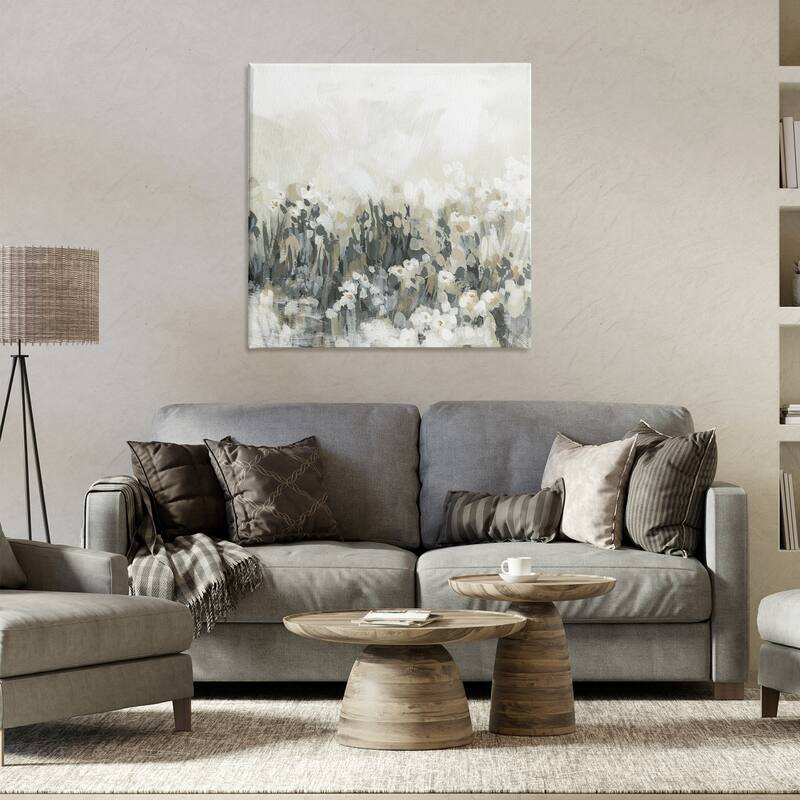 Stupell Grey & Beige Landscape Canvas Wall Art Design By June Erica Vess