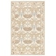 preview thumbnail 27 of 68, SAFAVIEH Handmade Earthly Treasure Kara Traditional Oriental Wool Rug 4' x 6' - Ivory/Grey