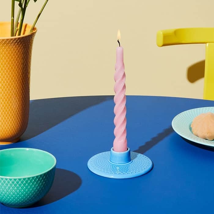 Lyngby Porcelæn Rhombe Color Bowl, Ø: 4.3"