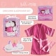 preview thumbnail 2 of 6, Unicorn Gifts for Girls Sleepover Set of 4, Includes Unicorns Storybook, Plush Stuffed Animal, Sleep Mask & Robe