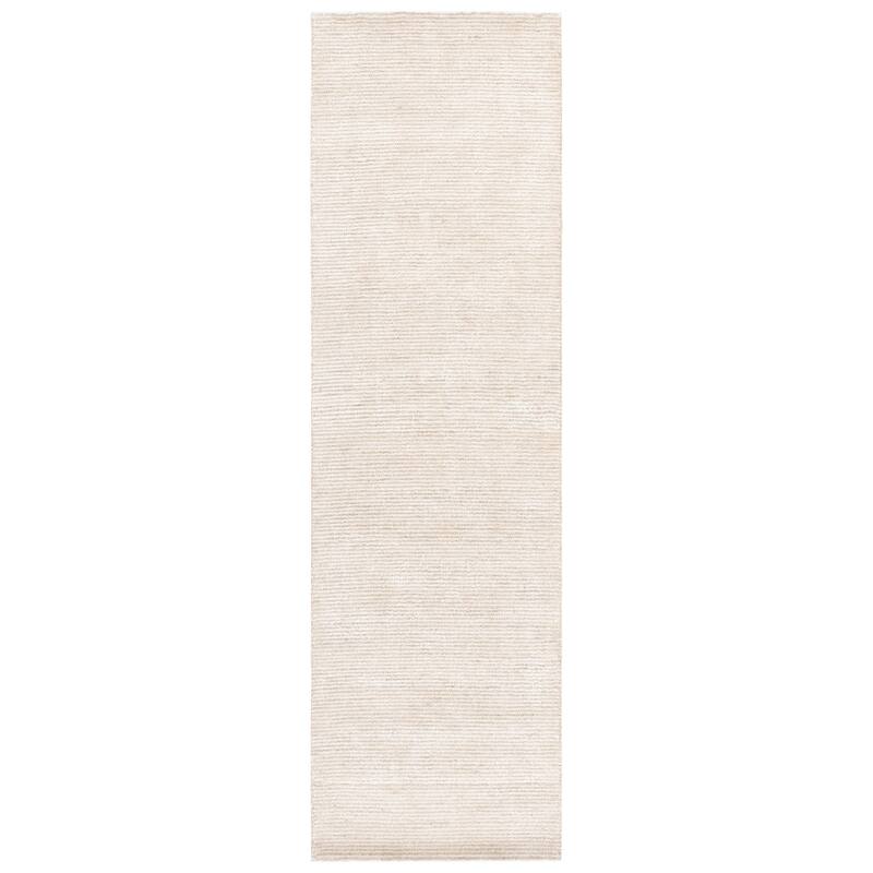 SAFAVIEH Handmade Soho Gorana Wool & Viscose Rug - 2'3" x 8' Runner - Beige