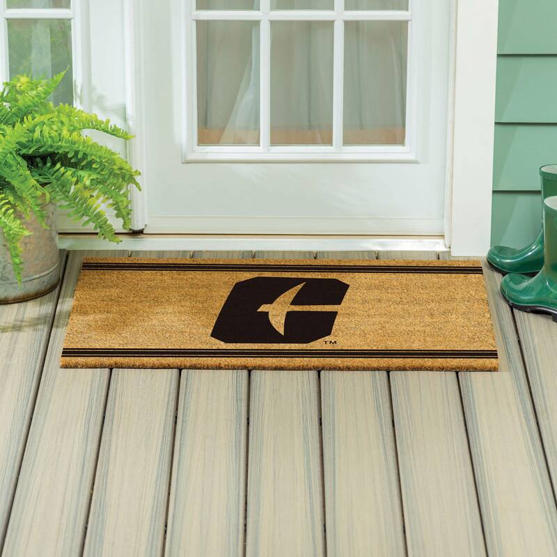 UNC Charlotte Monochrome Indoor/Outdoor Coir Door Mat