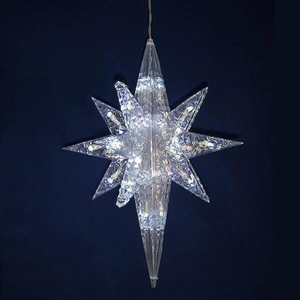 Shop 20 Lighted Led White Bethlehem Star Hanging Christmas
