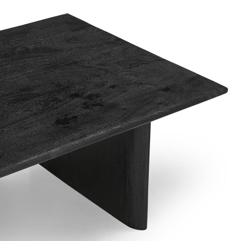 Grackle Solid Wood Coffee Table- Black - 53" X 28"
