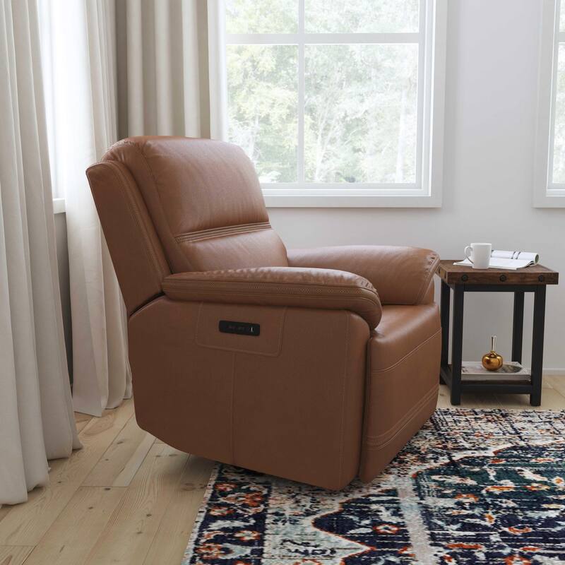 Jackson Power Recliner with Power Headrest by Flexsteel - Brown