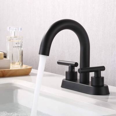 4 in. Centerset 2-Handle Bathroom Faucet