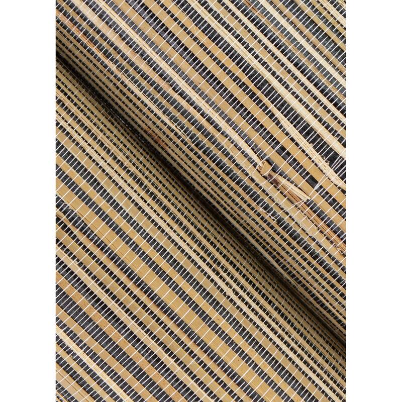 A-Street Prints Anhui Black Grasscloth Wallpaper