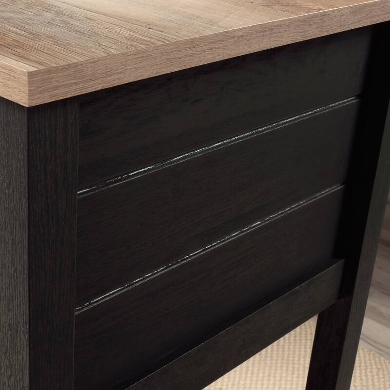 Engineered Wood Coastal Desk with Lateral File Cabinet Bundle