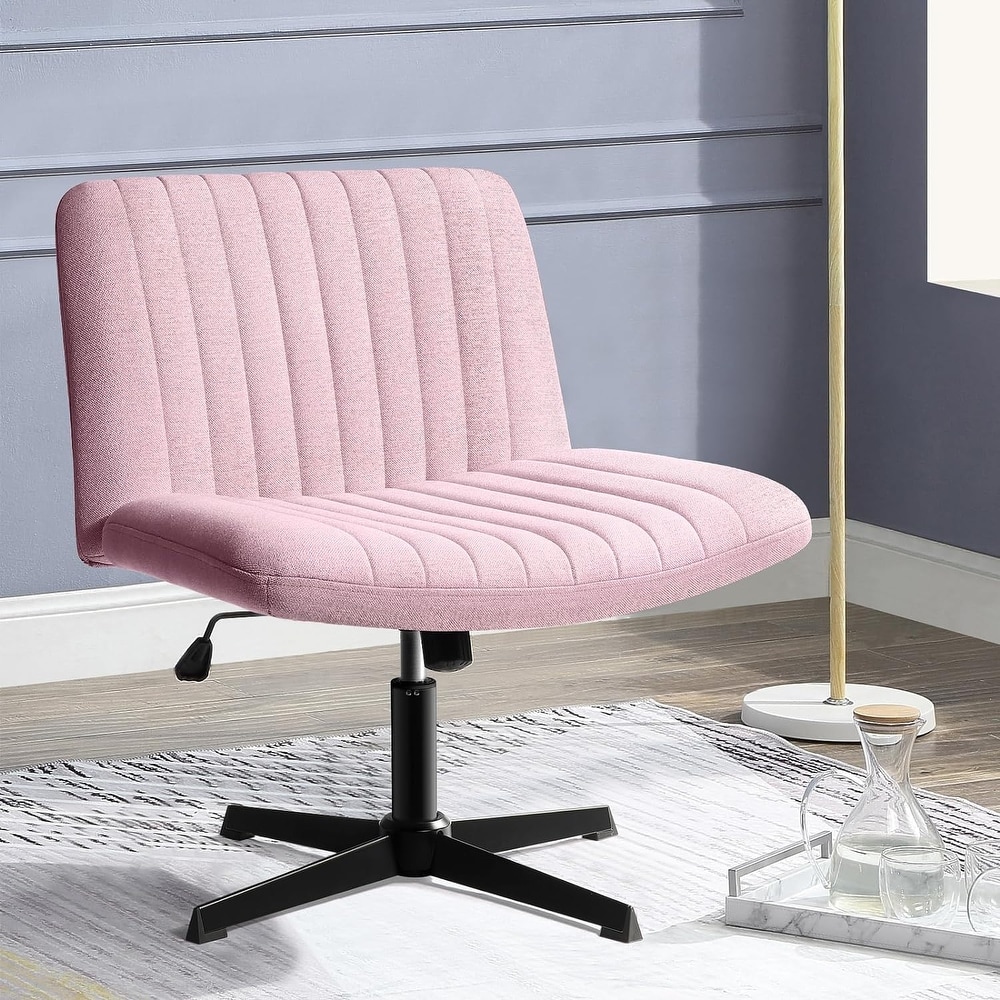 Pink suede desk 2025 chair