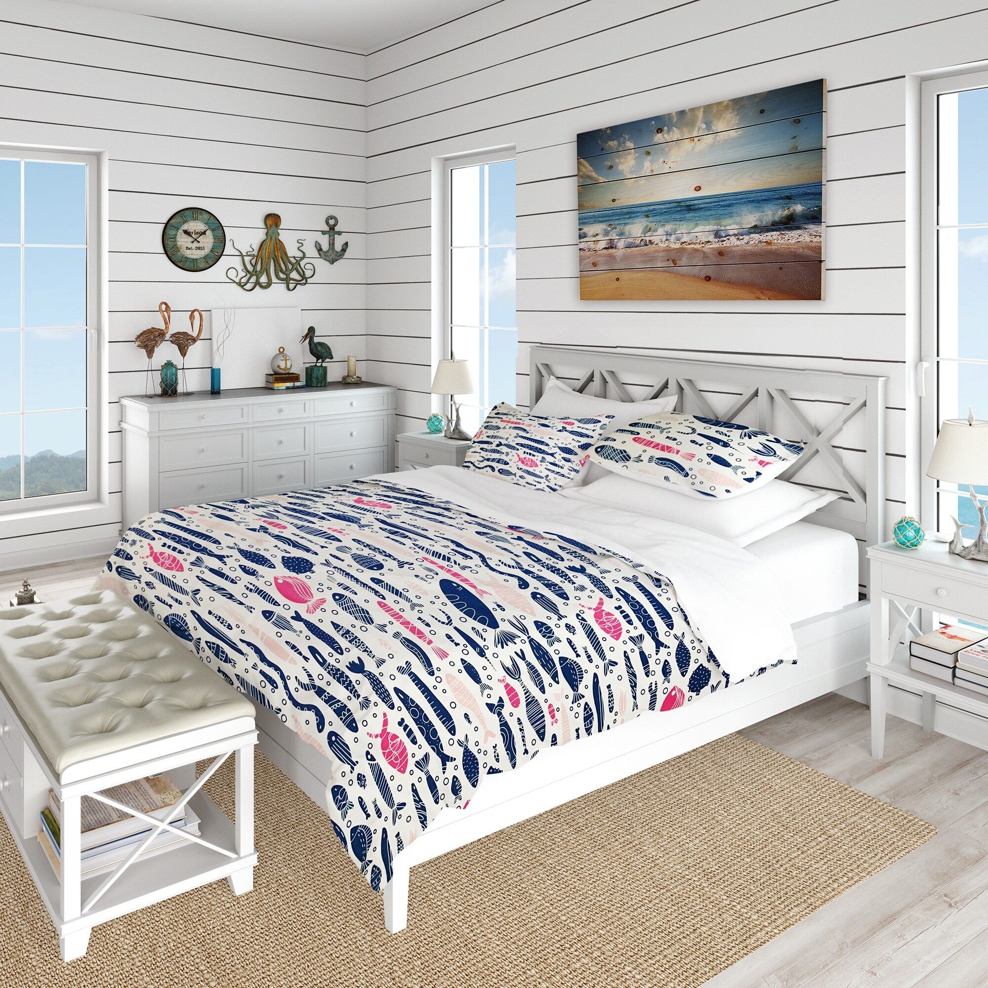 Boys nautical store bedding