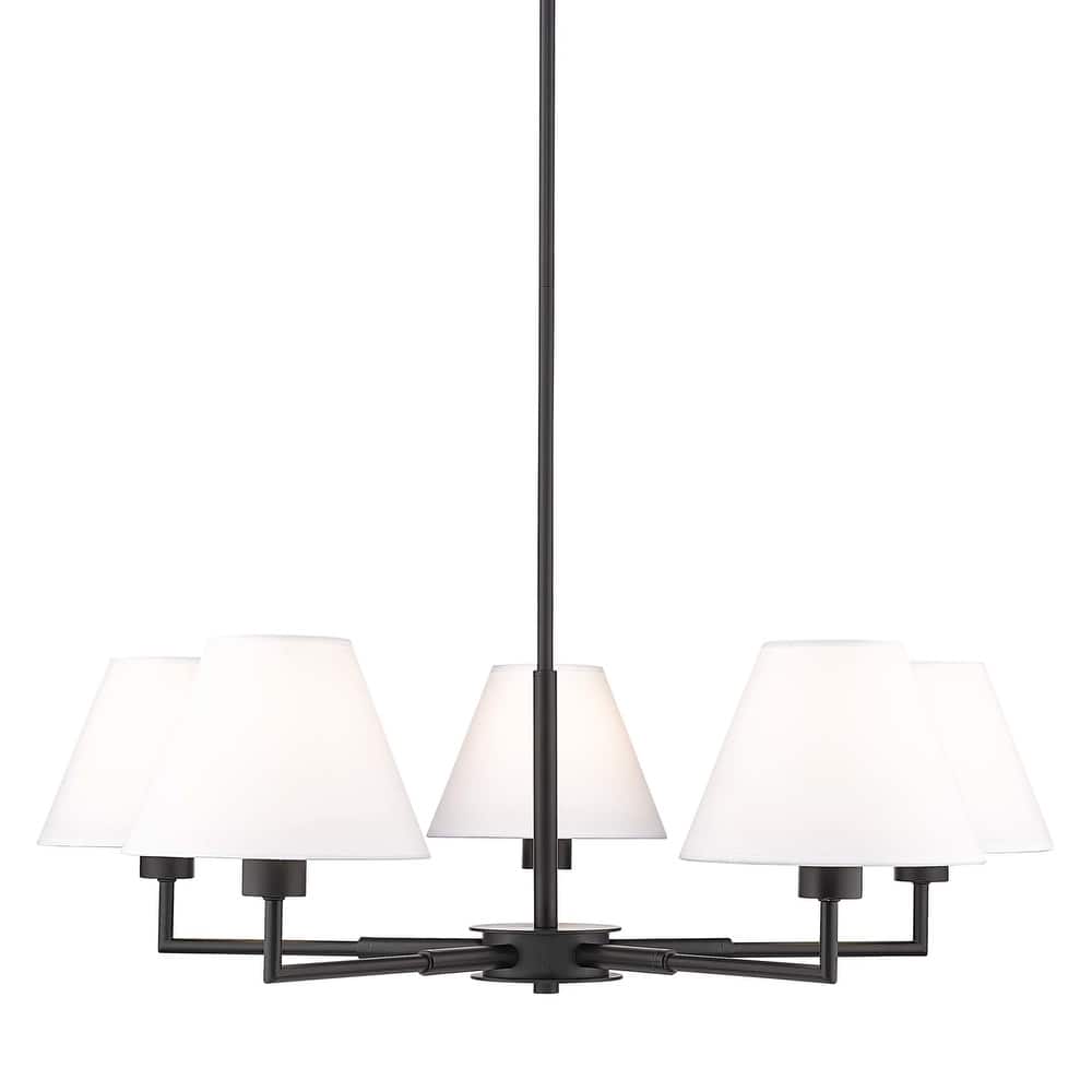 Z-Lite 744-34R Leila 5 Light 34" Wide Chandelier