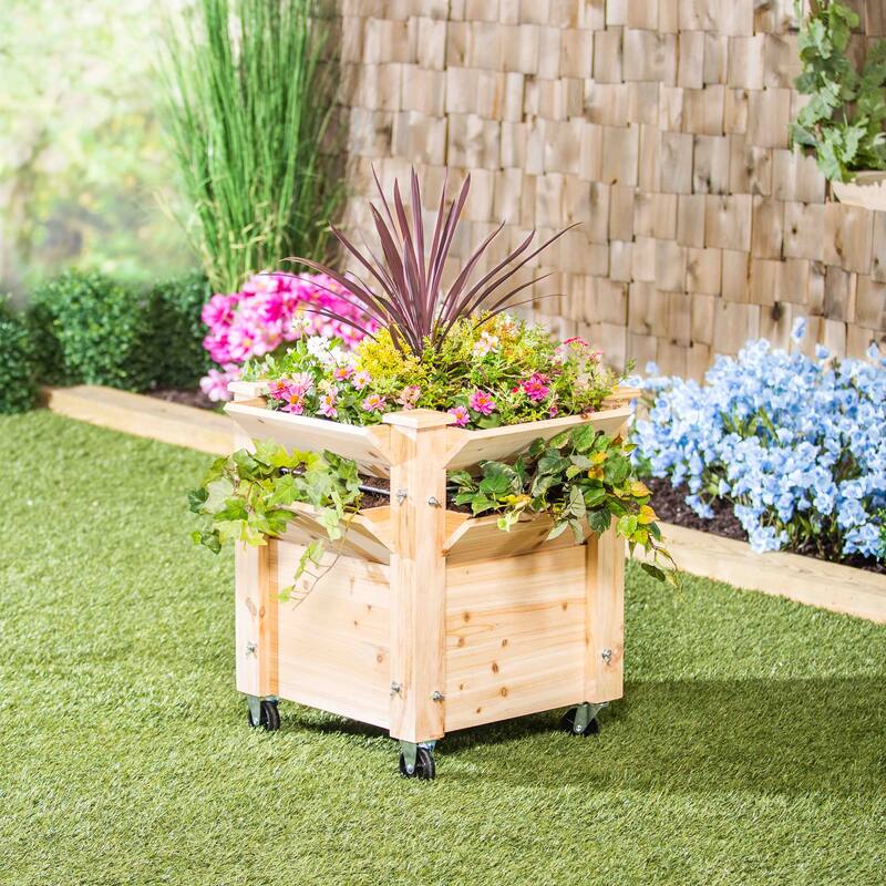 22" Wooden Raised Bed Garden