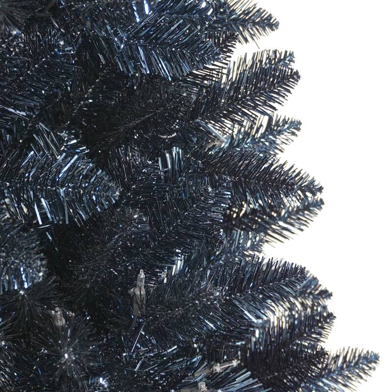 7.5' Pre-lit Dark Blue Tree
