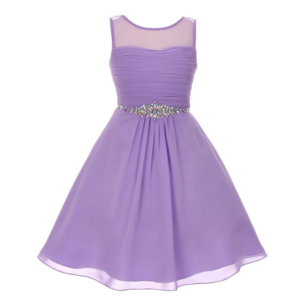 light purple girls dress