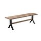 preview thumbnail 3 of 5, SEI Furniture Shenley Weather-Resistant Contemporary Natural Wood Bench