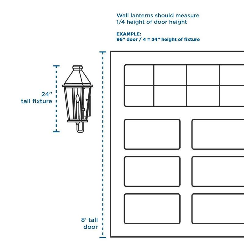 Weldon Collection One-Light Small Wall Lantern - 6 in x 6.75 in x 9 in